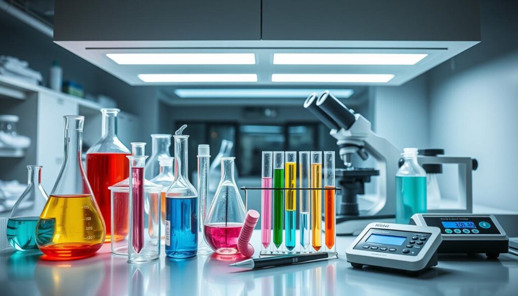 utensilios de laboratorio