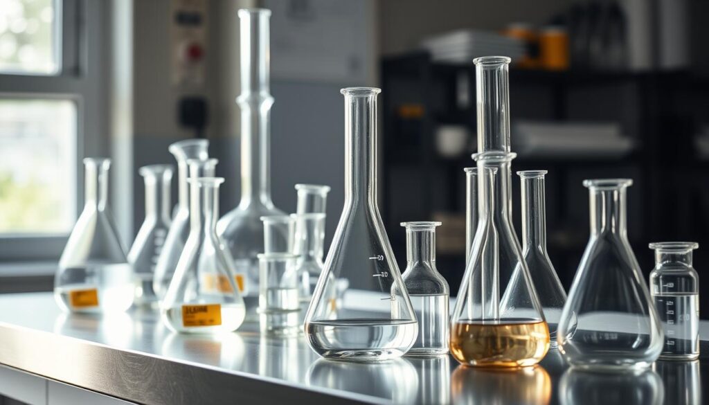 vidrio de laboratorio