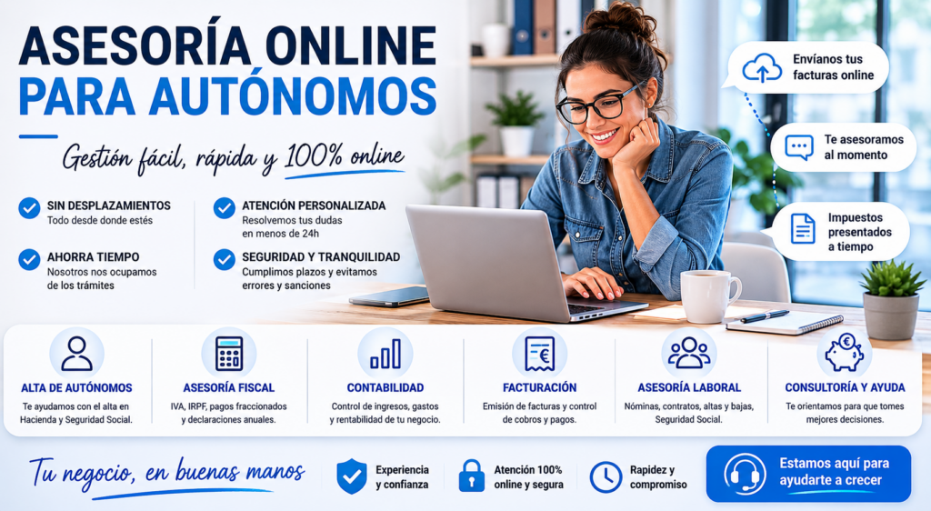 Asesoría online para autónomos