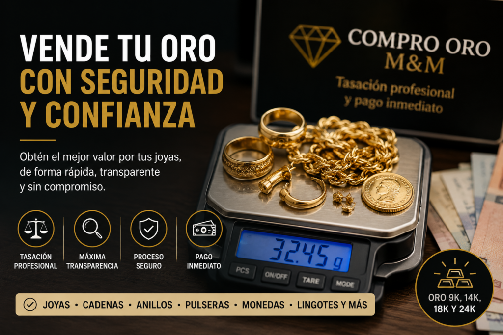 Cuándo vender oro y cómo elegir un comprador de confianza