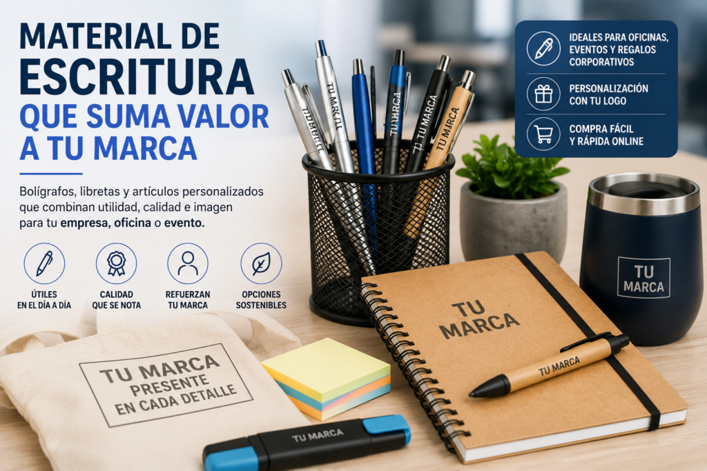 La importancia de elegir material de escritura útil para empresas, estudios y oficinas