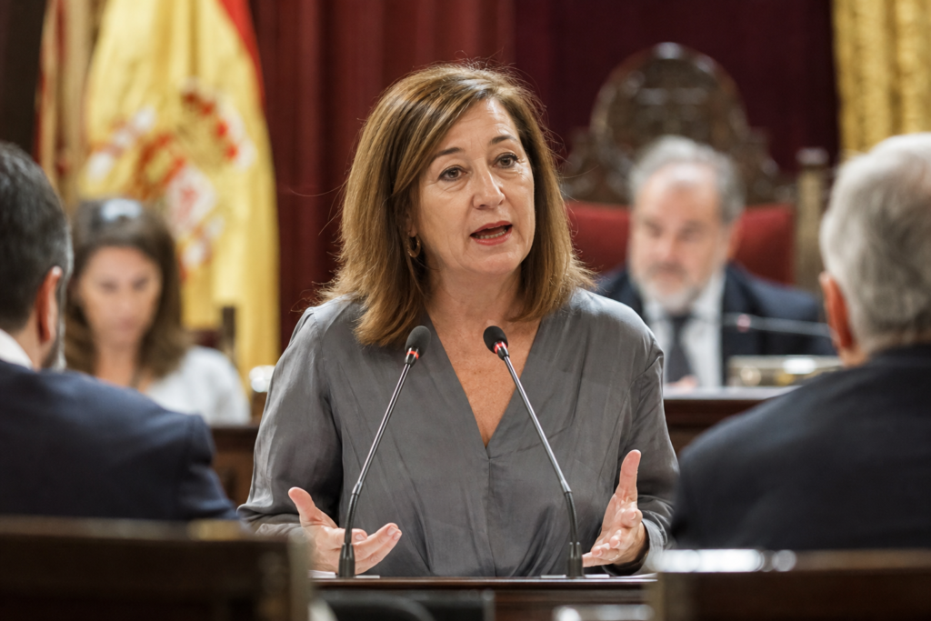 Armengol pide colaboración institucional en plena tensión política tras el 12 de octubre